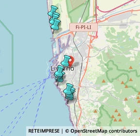 Mappa Vicolo delle Lavandaie, 57125 Livorno LI, Italia (3.57182)