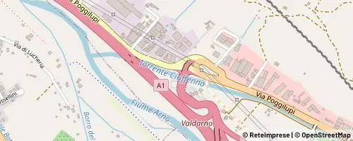 Mappa Terranuova Bracciolini