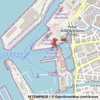 Mappa Piazza del Portuale, 18, 57123 Livorno, Livorno (Toscana)