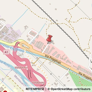 Mappa Via Papa Giovanni XXIII, 39, 52028 Terranuova Bracciolini, Arezzo (Toscana)