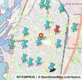 Mappa 57100 Livorno LI, Italia (1.299)