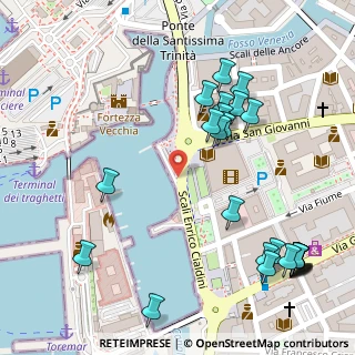 Mappa Piazza del Pamiglione, 57123 Livorno LI, Italia (0.152)