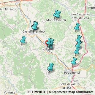 Mappa Viale Giacomo Matteotti, 50052 Certaldo FI, Italia (8.152)