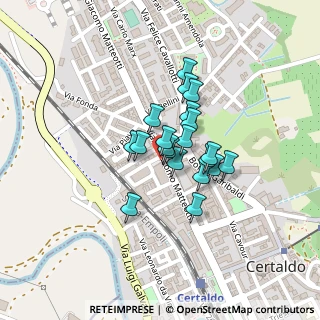 Mappa Viale Giacomo Matteotti, 50052 Certaldo FI, Italia (0.14)