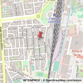 Mappa Via Luigi Ademollo, 4, 57124 Livorno, Livorno (Toscana)