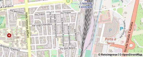Mappa Livorno