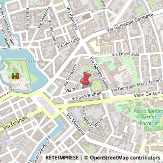 Mappa Via Grotta delle Fate, 19, 57128 Livorno, Livorno (Toscana)