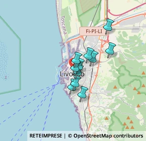 Mappa Via dei Pescatori, 57125 Livorno LI, Italia (2.16818)