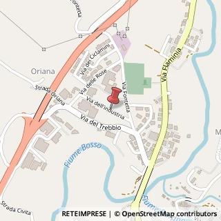 Mappa Via dell' industria, 61043 Cagli, Pesaro e Urbino (Marche)
