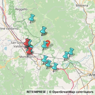 Mappa Via Cicogna, 52028 Terranuova Bracciolini AR, Italia (7.45313)