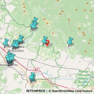 Mappa Via Cicogna, 52028 Terranuova Bracciolini AR, Italia (6.305)