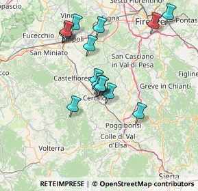 Mappa Via Querciatella, 50052 Certaldo FI, Italia (13.03125)