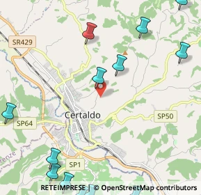 Mappa Via Querciatella, 50052 Certaldo FI, Italia (3.33846)