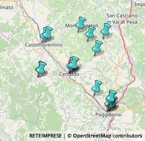 Mappa Via Querciatella, 50052 Certaldo FI, Italia (7.66053)