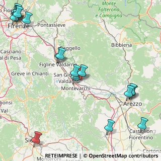 Mappa SP Valdarno Casentinese, 52028 Terranuova Bracciolini AR, Italia (25.88611)