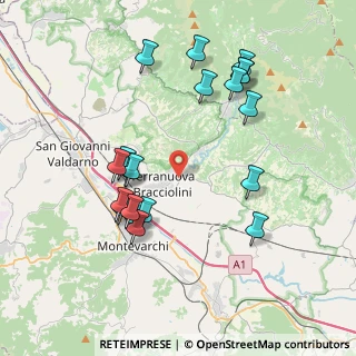 Mappa SP Valdarno Casentinese, 52028 Terranuova Bracciolini AR, Italia (4.0775)