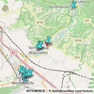 Mappa SP Valdarno Casentinese, 52028 Terranuova Bracciolini AR, Italia (2.7525)