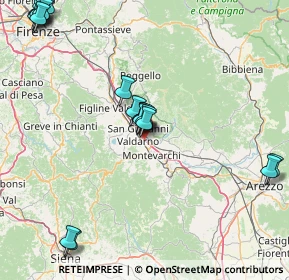 Mappa A1 - Autostrada del Sole, 52028 Terranuova Bracciolini AR, Italia (20.975)