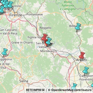 Mappa A1 - Autostrada del Sole, 52028 San Giovanni Valdarno AR, Italia (34.86526)