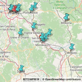 Mappa A1 - Autostrada del Sole, 52028 San Giovanni Valdarno AR, Italia (23.68263)