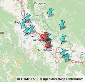 Mappa A1 - Autostrada del Sole, 52028 Terranuova Bracciolini AR, Italia (5.80118)