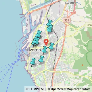 Mappa Via Paolo Lilla, 57122 Livorno LI, Italia (1.31083)