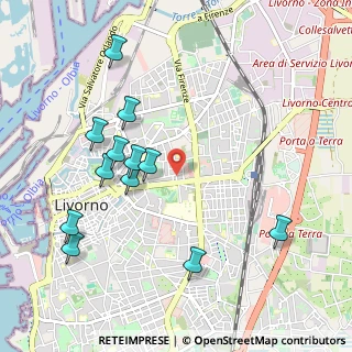 Mappa Via Paolo Lilla, 57122 Livorno LI, Italia (1.11)