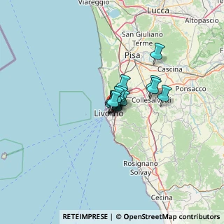 Mappa Via Paolo Lilla, 57122 Livorno LI, Italia (5.57786)