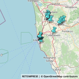 Mappa Via Paolo Lilla, 57122 Livorno LI, Italia (13.78938)