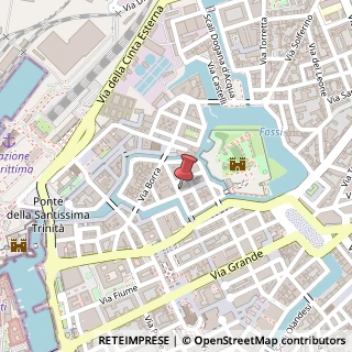 Mappa Via della Madonna, 70, 57123 Livorno, Livorno (Toscana)