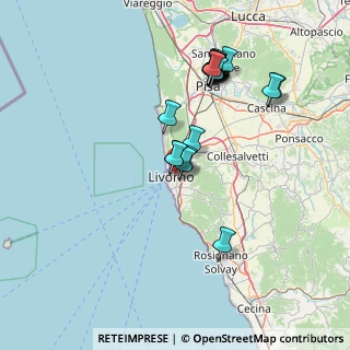 Mappa Via Galileo Galilei, 57122 Livorno LI, Italia (14.836)