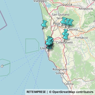 Mappa Via Galileo Galilei, 57122 Livorno LI, Italia (7.98071)