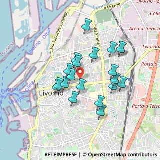 Mappa Via Galileo Galilei, 57122 Livorno LI, Italia (0.8065)