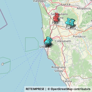 Mappa Via Tonci, 57122 Livorno LI, Italia (12.49214)