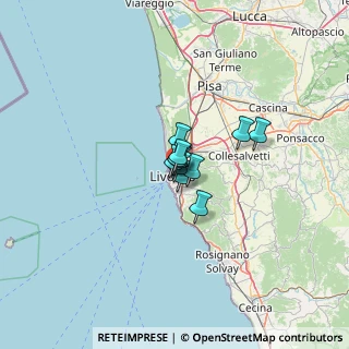 Mappa Via Tonci, 57122 Livorno LI, Italia (5.19)