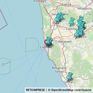 Mappa Via Tonci, 57122 Livorno LI, Italia (21.1265)