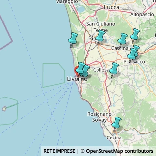 Mappa Via Tonci, 57122 Livorno LI, Italia (16.63091)