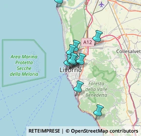 Mappa Via Borra, 57123 Livorno LI, Italia (4.53182)