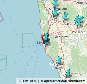 Mappa Via Borra, 57123 Livorno LI, Italia (17.4975)