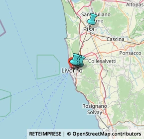 Mappa Via Borra, 57123 Livorno LI, Italia (30.88286)