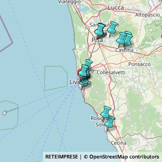 Mappa Piazza dei Mille, 57122 Livorno LI, Italia (13.35941)