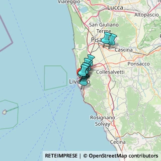 Mappa Via Francesco Carlo Pellegrini, 57122 Livorno LI, Italia (4.99727)