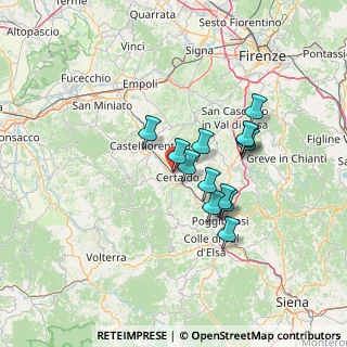 Mappa Via Ottorino Respighi, 50052 Certaldo FI, Italia (11.00692)