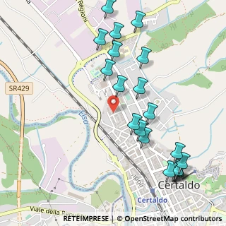 Mappa Via Ottorino Respighi, 50052 Certaldo FI, Italia (0.618)