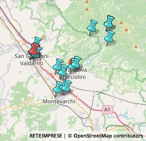 Mappa 52028 Terranuova Bracciolini AR, Italia (3.65176)