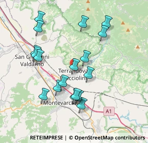 Mappa 52028 Terranuova Bracciolini AR, Italia (3.82167)