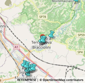 Mappa 52028 Terranuova Bracciolini AR, Italia (2.48167)