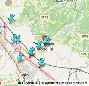 Mappa 52028 Terranuova Bracciolini AR, Italia (2.1825)