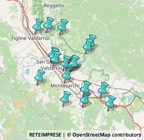 Mappa 52028 Terranuova Bracciolini AR, Italia (6.29944)