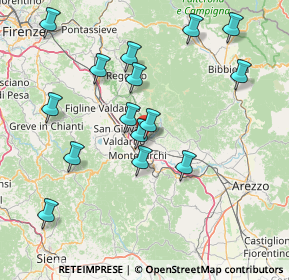 Mappa 52028 Terranuova Bracciolini AR, Italia (16.45867)